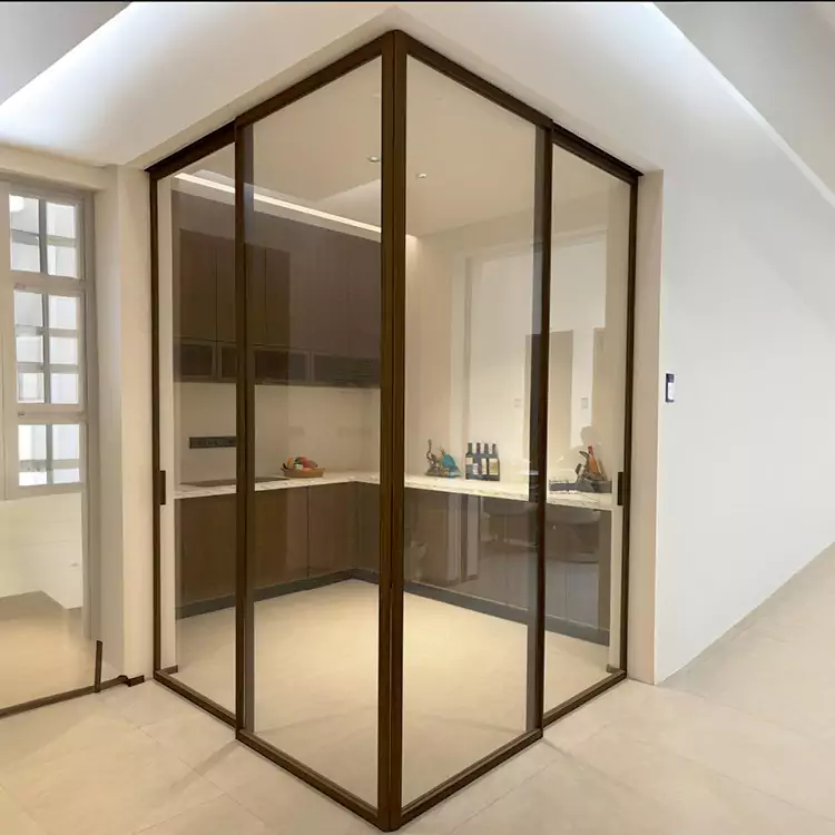 Frameless ग्लास स्लाइडिंग ढोका Frameless ग्लास स्लाइडिंग ढोका
